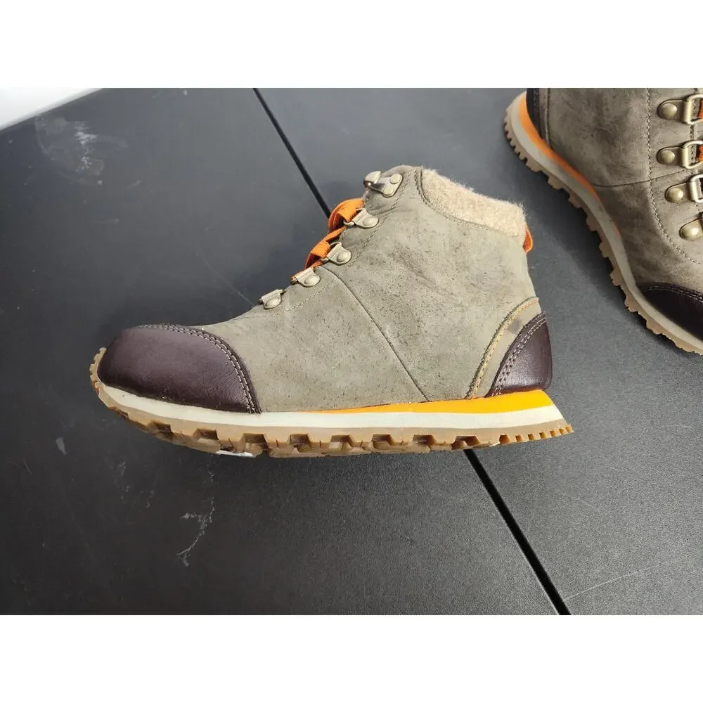 LL Bean Hiking Boots Youth Tek 2.5 Brown Leather Hiking Boots size 2